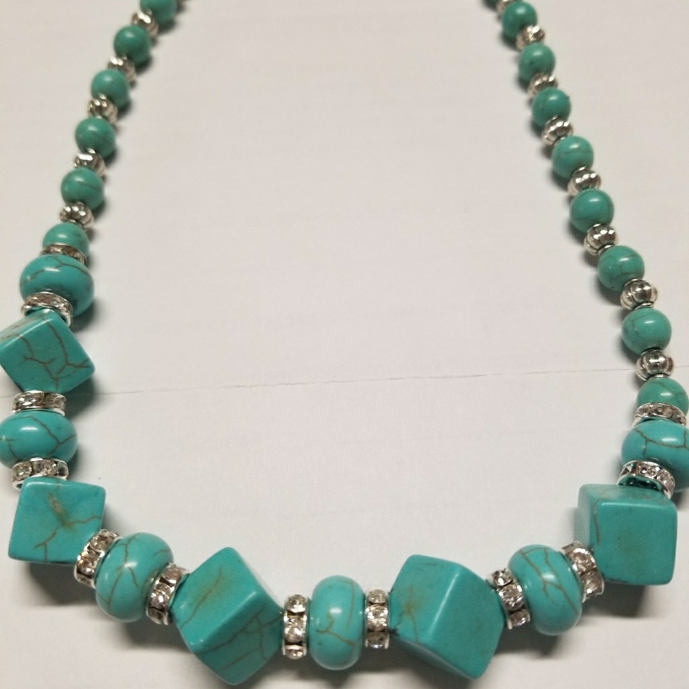Hand made turquoise necklace